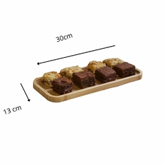 Bandeja Fuente Organizador Bambu 30x13x1.5 cm en internet