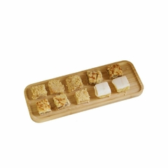 Bandeja Fuente Organizador Bambu grande 40x15x1.5