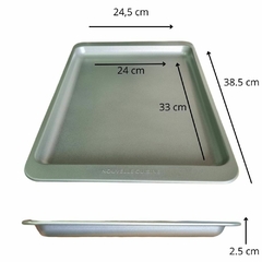 Placa Asadera Para Horno 24x33x2,5 cm Fuente Antiadherente en internet