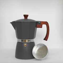 Cafetera Tipo Italiana Aluminio 6 pocillos Express Cafe en internet