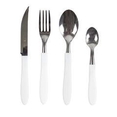 DI SOLLE - BLISTER X 3 CUCHILLOS ACERO INOXIDABLE BLANCO en internet