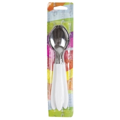 DI SOLLE - BLISTER X 3 CUCHARAS ACERO INOXIDABLE BLANCO