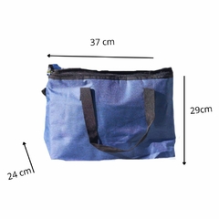 Lunchera Térmica Conservador Grande tela Azul - comprar online