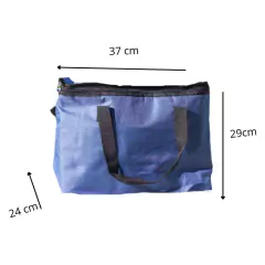 Lunchera Térmica Conservador Grande tela Azul - comprar online