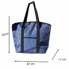 Lunchera Bolso Térmico Conservador tela Azul en internet