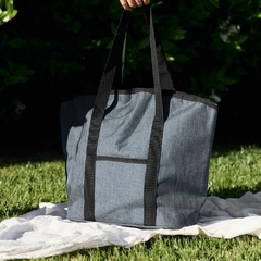 Lunchera Bolso Térmico Conservador tela gris - comprar online