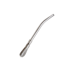 Bombilla a Rosca Niquelada 14cm