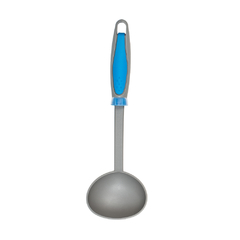 Set x 6 Utensilios de Nylon Gris Mango Azul