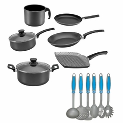 BATERIA DE COCINA CON UTENSILIOS