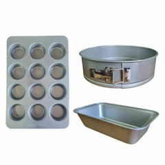 Set molde desmontable budin Muffin antiadherente reposteria - comprar online