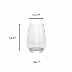 SET X 6 VASOS ALTOS SICILIA 463 cc - Kiluga