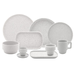 BAUNILHA - SET X 4 TAZAS DE TE 220 CC CON PLATO SATINADAS OXFORD en internet