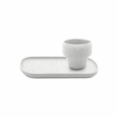 BAUNILHA - SET X 4 TAZAS DE TE 220 CC CON PLATO SATINADAS OXFORD - comprar online