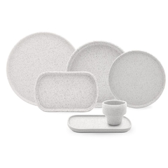 BAUNILHA - SET X 4 PLATOS POSTRE 22 CM SATINADA OXFORD en internet