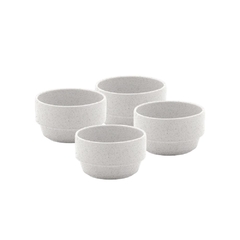 BAUNILHA - SET X 4 BOWLS 550 CC SATINADOS OXFORD