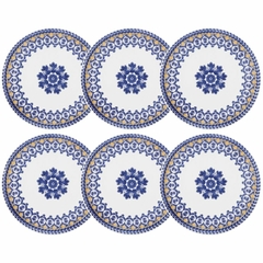 LA CARRETA - SET X 6 PLATOS PLAYOS 26 CM OXFORD