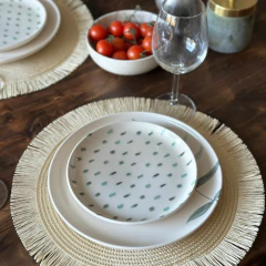 JUEGOS DE VAJILLA SAMAMBAIA x 12-18-20-24-30 pzas - tienda online