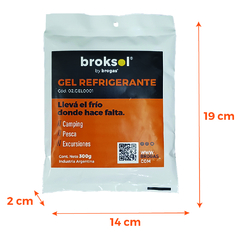 Imagen de Set carpa p/playa+ bolso termico lunchera AZUL+geles refrigerante