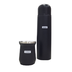 Termo de acero inoxidable negro de 1 litro en internet