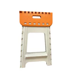 Banquito plegable alto Naranja en internet