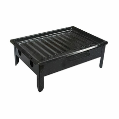 Brasero de mesa enlozado