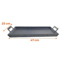 Plancheta/bifera 2 hornallas parrillera - comprar online