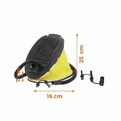 Inflador fuelle de pie 3 tls, 3 adaptadores - Infla y desinfla - comprar online