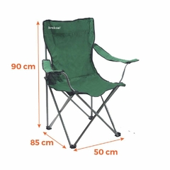 Sillón director plegable c/bolso, apoya brazos y posa vaso en internet