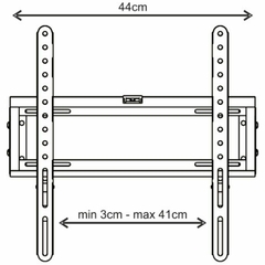 Soporte TV con inclinación de 32" a 60" - Kiluga