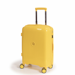 Valija chica Cabina Carry on Rígida Expandible Amarillo