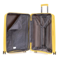 Valija chica Cabina Carry on Rígida Expandible Amarillo - comprar online
