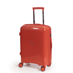 Valija chica Cabina Carry on Rígida Expandible Roja