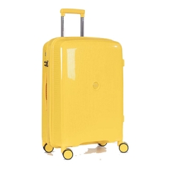 Set x 3 Valijas Carry on Mediana Grande Rígidas Expandible Amarilla - Kiluga