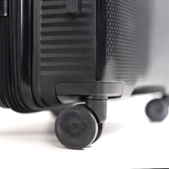 Set x 3 Valijas Carry on Mediana Grande Rígidas Expandible Negra - Kiluga