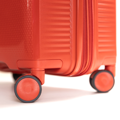 Valija chica Cabina Carry on Rígida Expandible Roja - tienda online