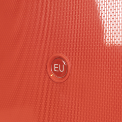Valija Grande Rígida Expandible con candado incorporado roja - Kiluga