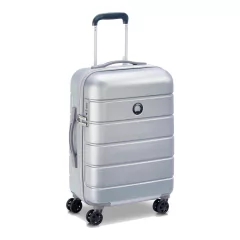 VALIJA CABINA CARRY ON DELSEY LAGOS RIGIDA 4 RUEDAS 360 GRIS