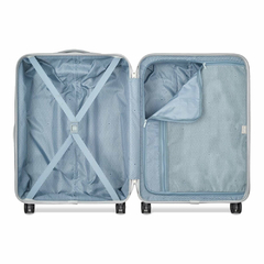 SET DE 3 VALIJAS DELSEY LAGOS RIGIDA 4 RUEDAS 360 NEGRO TSA - comprar online
