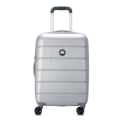 VALIJA CABINA CARRY ON DELSEY LAGOS RIGIDA 4 RUEDAS 360 GRIS - comprar online