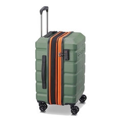 VALIJA CABINA EXPAND SECURITECH CITADEL DELSEY RIGIDA VERDE - tienda online
