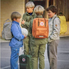 Mochila Kanken Original Classic 16L Fjallraven Gris Grafito - tienda online