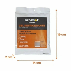Set Camping Canasta Termica Rayada Con 2 Gel Refrigerante en internet