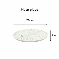 TIE DYE - SET X 6 PLATOS PLAYOS 26 CM OXFORD - Kiluga