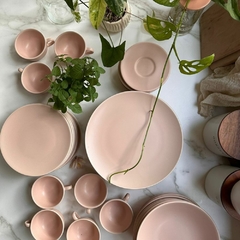 UNNI MERENGUE - SET X 6 TAZAS DE TE CON PLATO 200 CC OXFORD en internet