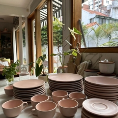 UNNI MERENGUE - SET X 6 TAZAS DE TE CON PLATO 200 CC OXFORD - Kiluga