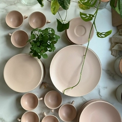 UNNI MERENGUE - SET X 6 TAZAS DE TE CON PLATO 200 CC OXFORD - tienda online