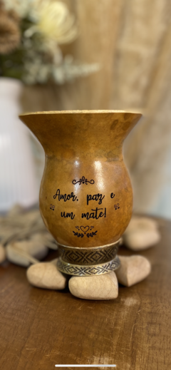 Cuia Amor, paz e um mate - comprar online