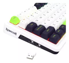 Teclado Redragon Eisa K686wgb-rgb-max Wireless Ingles Verde - SevenGamer