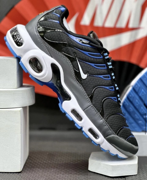 Nike AirMax TN Plus Importado Vietnã Preto Azul.