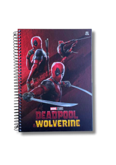 Caderno Deadpool & Wolverine - comprar online
